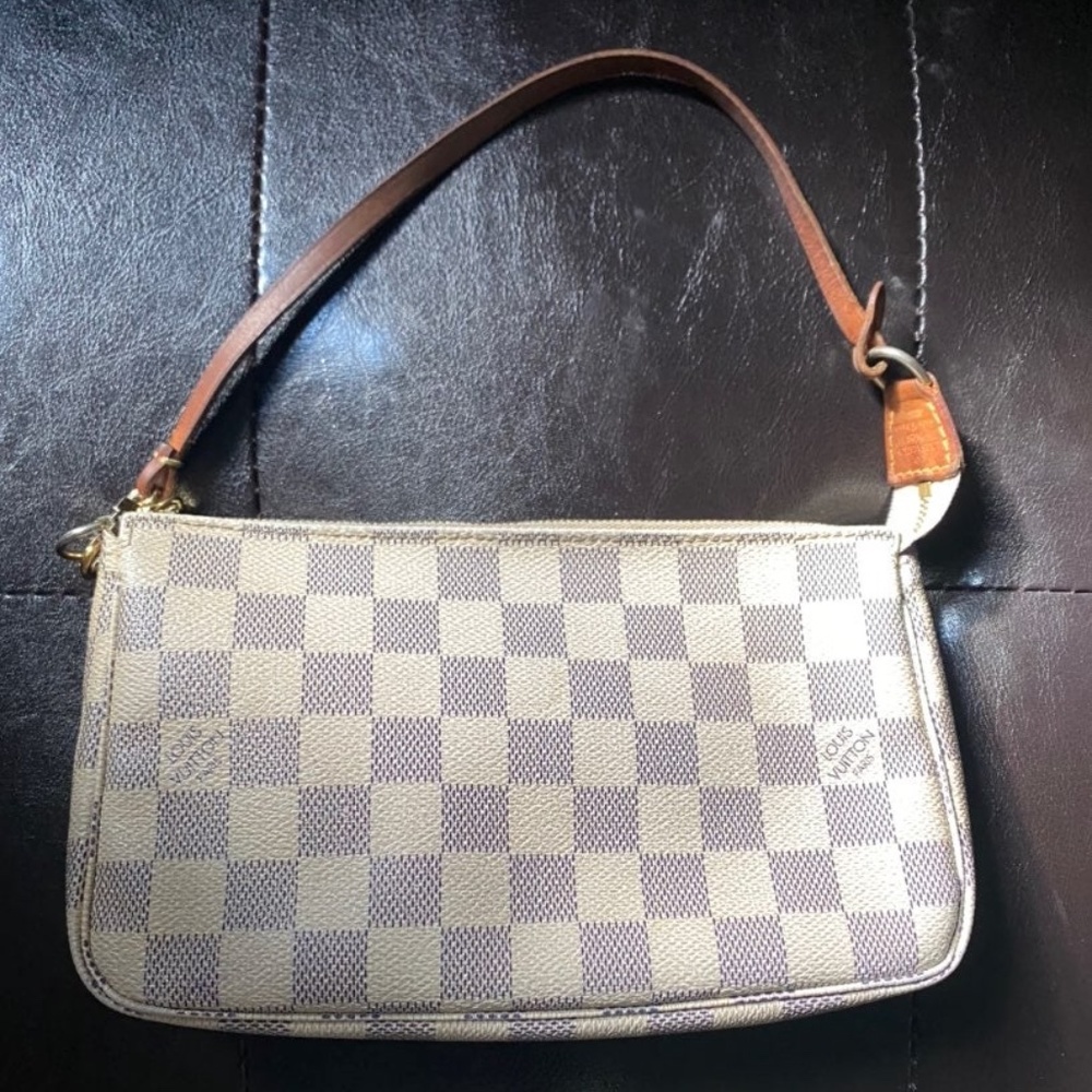 Louis Vuitton Damier Azur Pochette Handbag